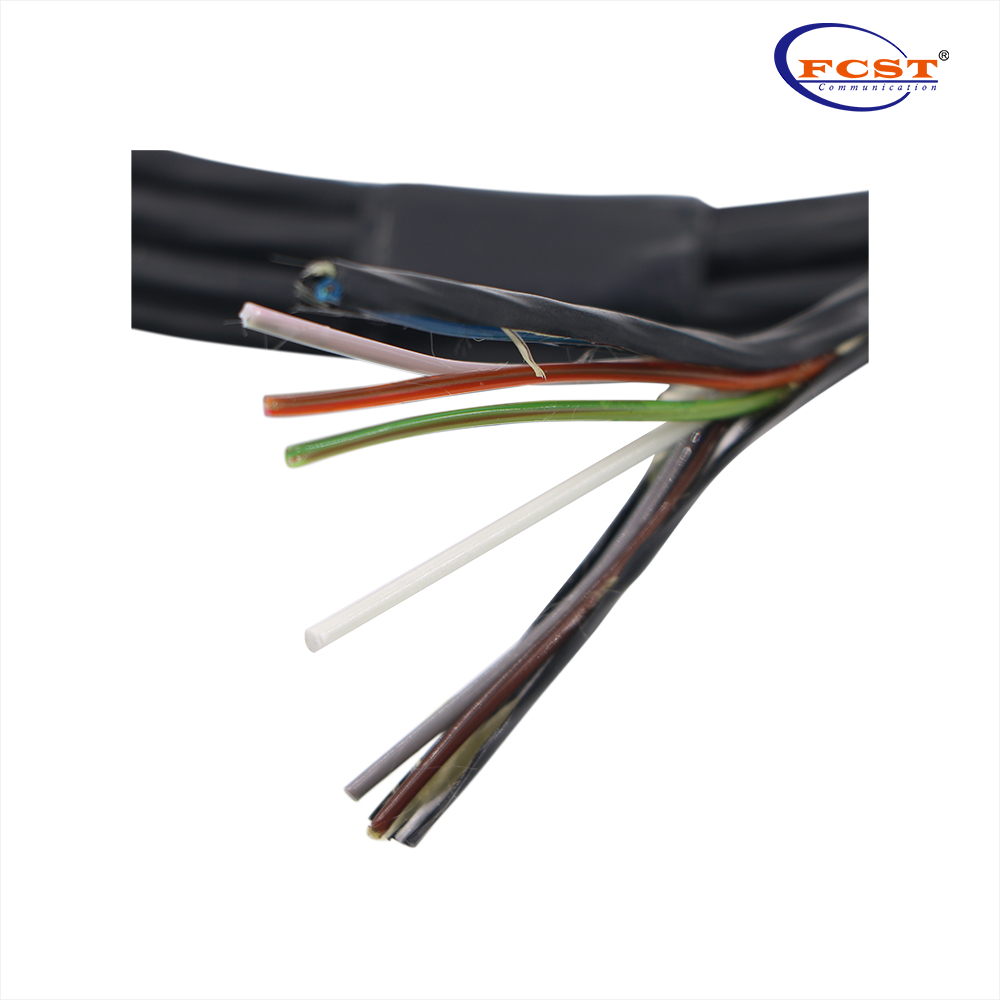 Micro cable trenzado (cubierta de HDPE de 4-144/192-288 núcleos)